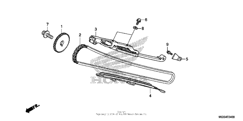 NC700X Cam chain + tensioner