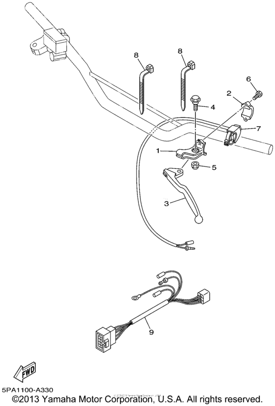 YZ85P Рулевые переключатели