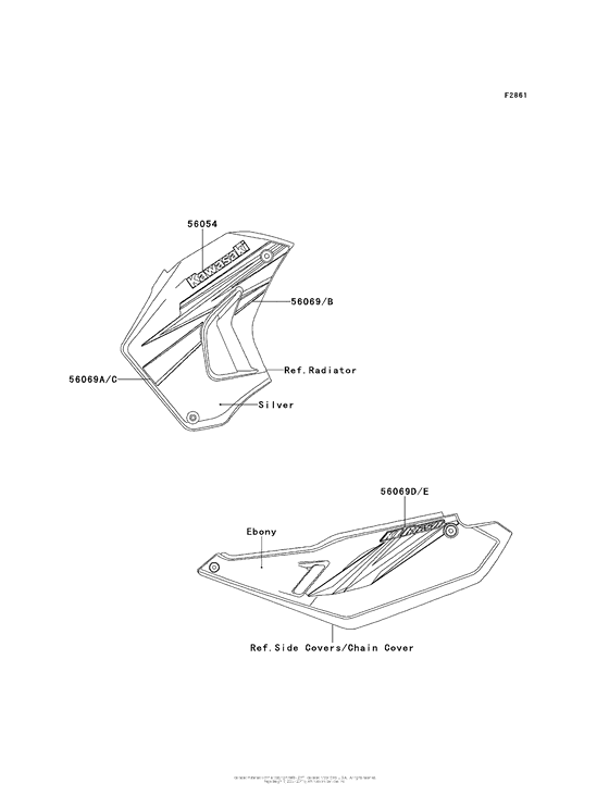 KL650 Decals (Orange)(Ebf)