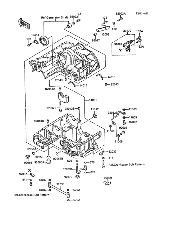 ZL1000 Crankcase(-zlt00a-001112)