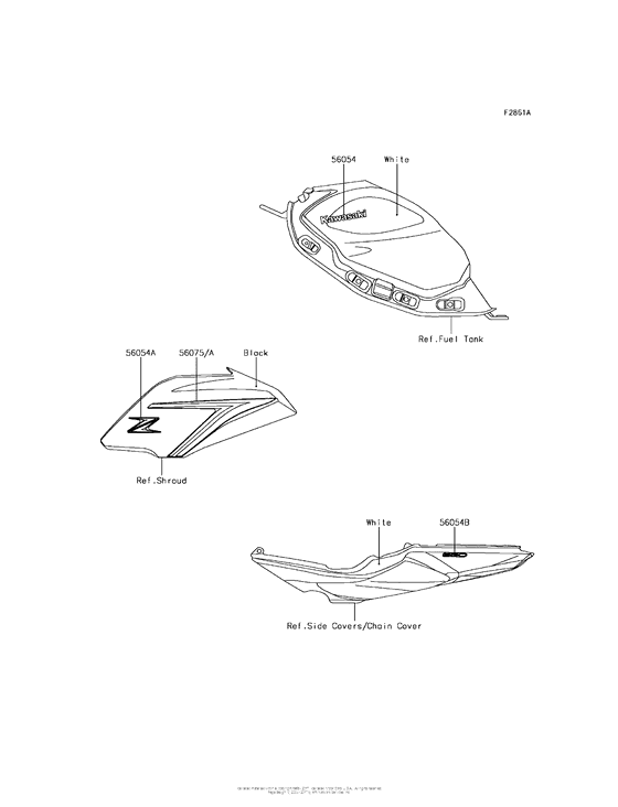 ER650 Decals (White)
