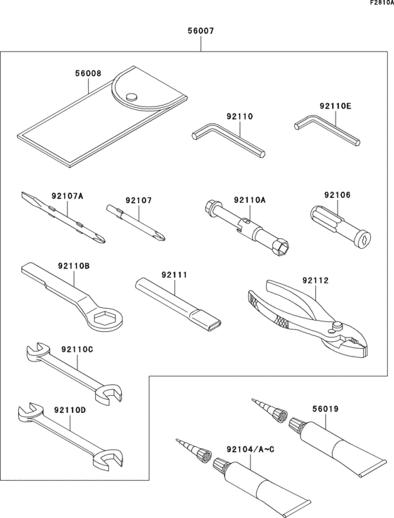 Owner`s tools(e9f/e9fa)