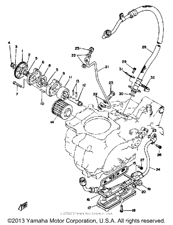 Oil pump - oil cleaner