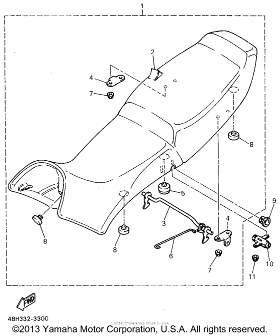 GTS1000AFC Сиденье