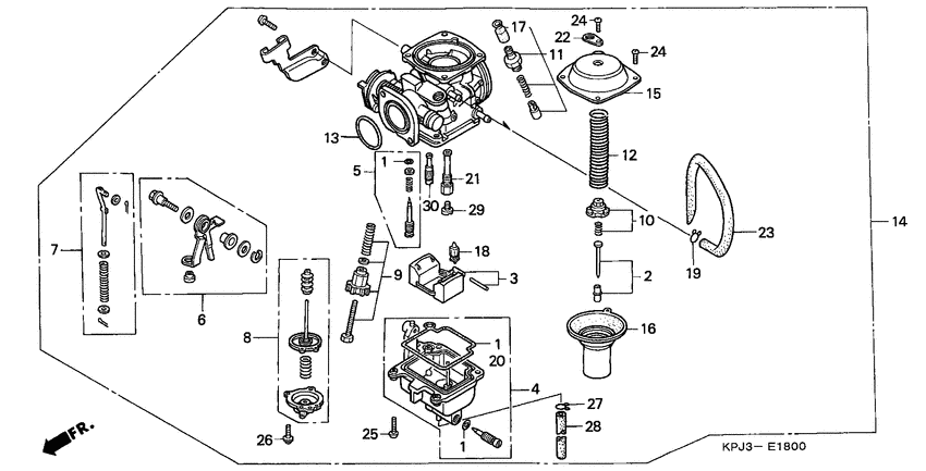 Carburetor assy
