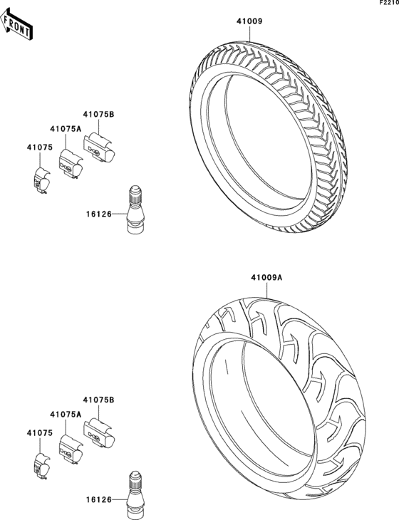 ZX900 Покрышки