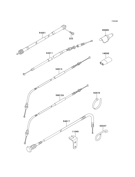  Тросы управления