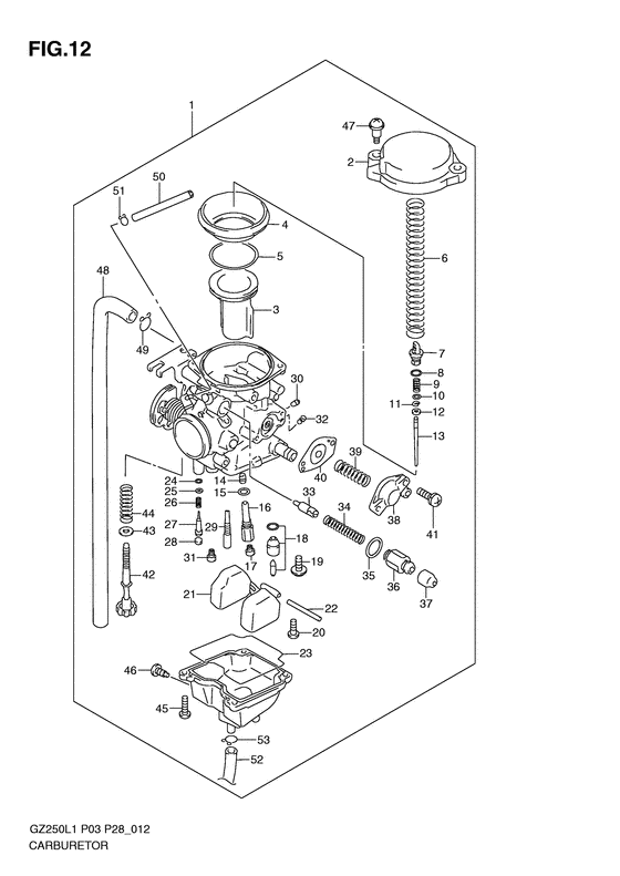 Carburetor assy