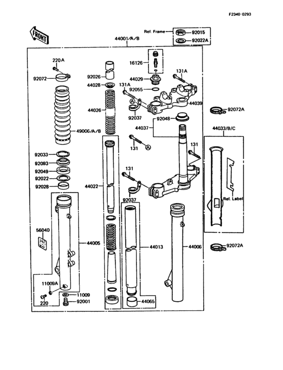 Front fork(1/2)