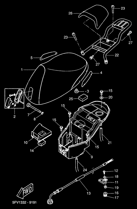 Asiento portaequipaje