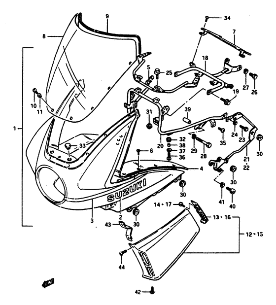 Cowling ngs1150esf e6)