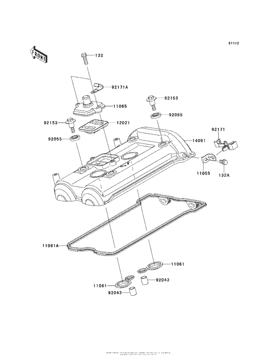  Крышка головки цилиндров