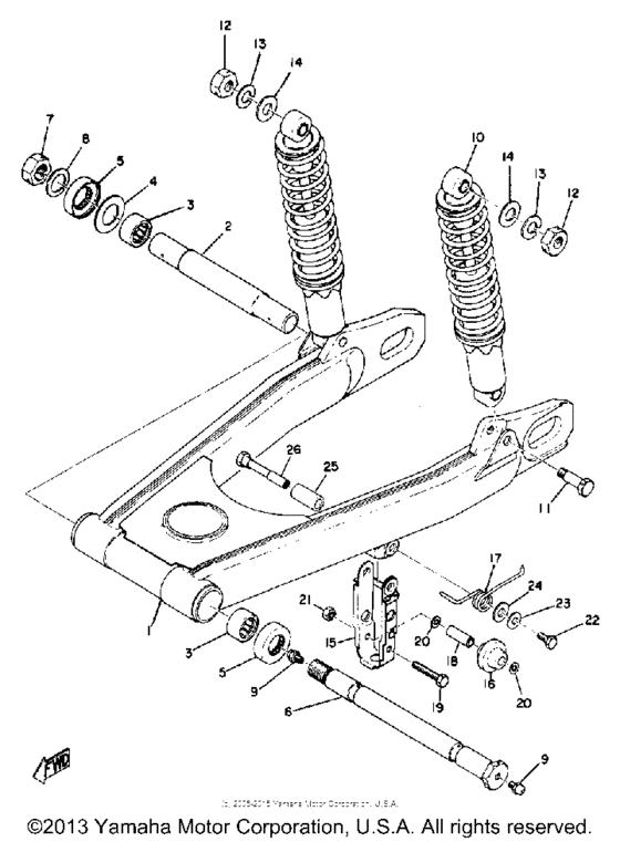 Rear arm - rear cushion