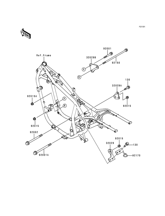 EN500 Рама ,крепежные детали
