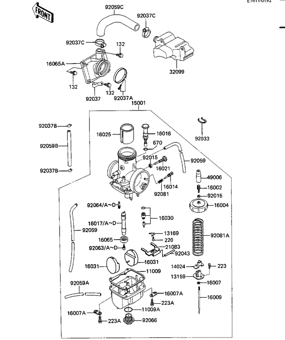 Carburetor assy