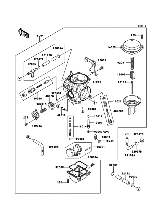 KL650 Carburetor(CA)