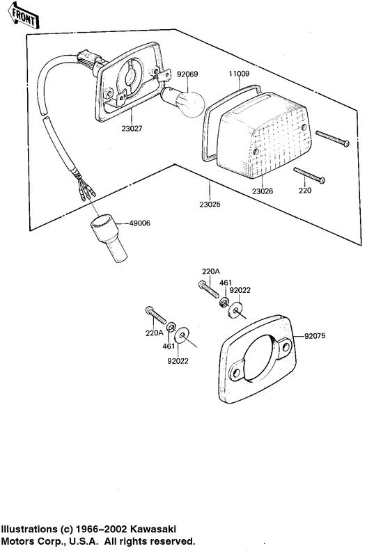 Taillight unit ass`y