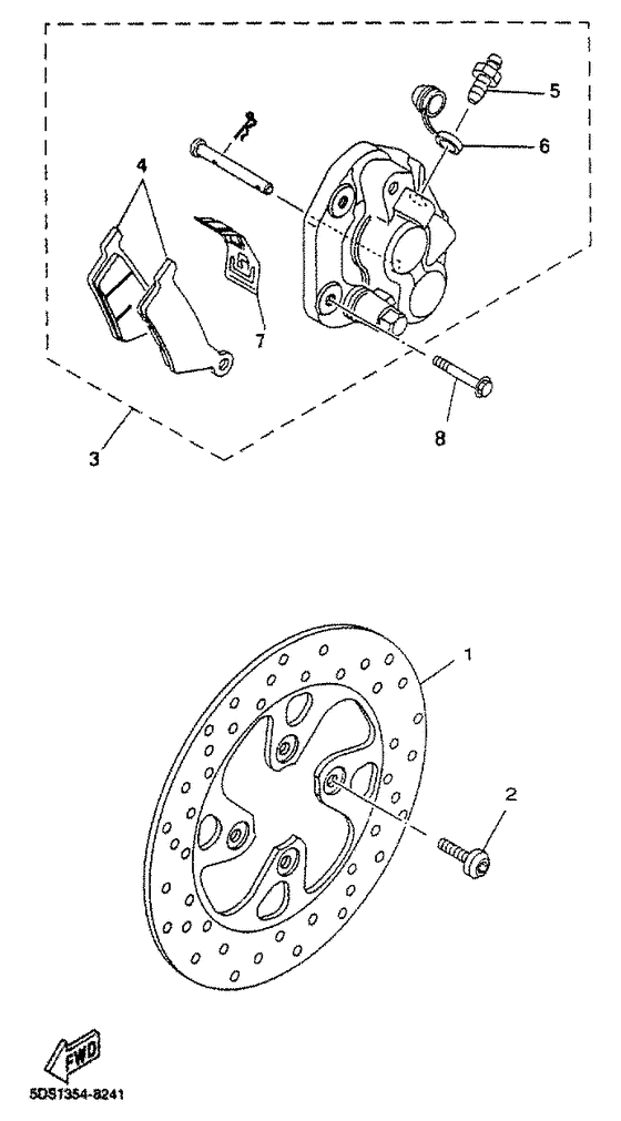 Front brakecaliper