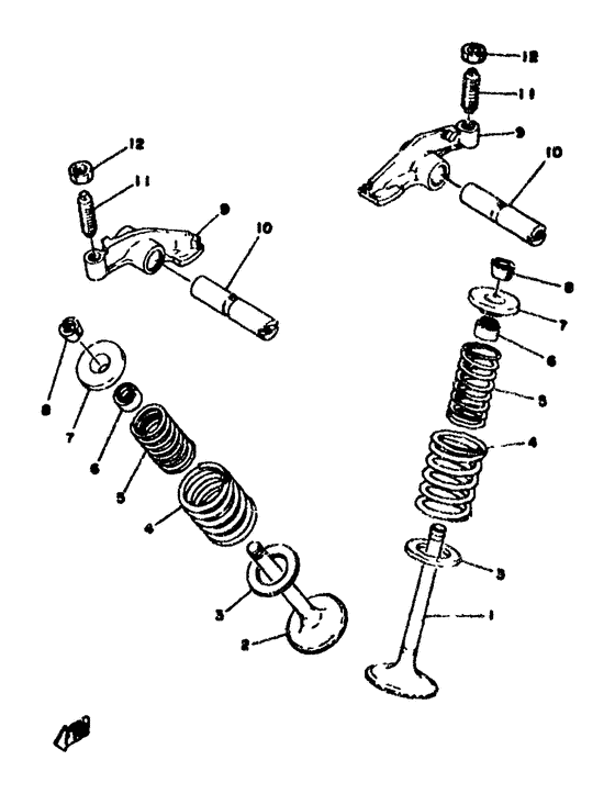 Valve, rocker