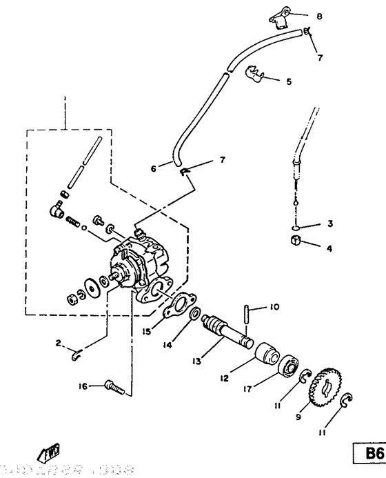 DT125 Масляный насос