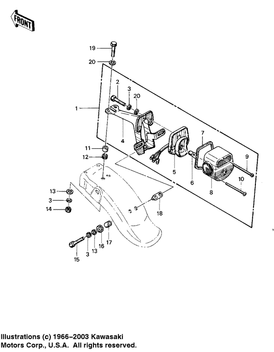 Taillight unit ass`y