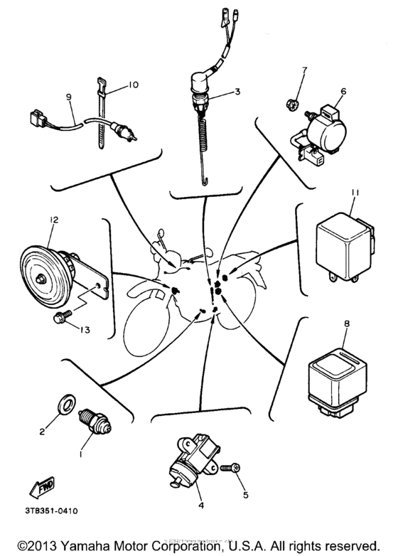 XT600EAC Электрика