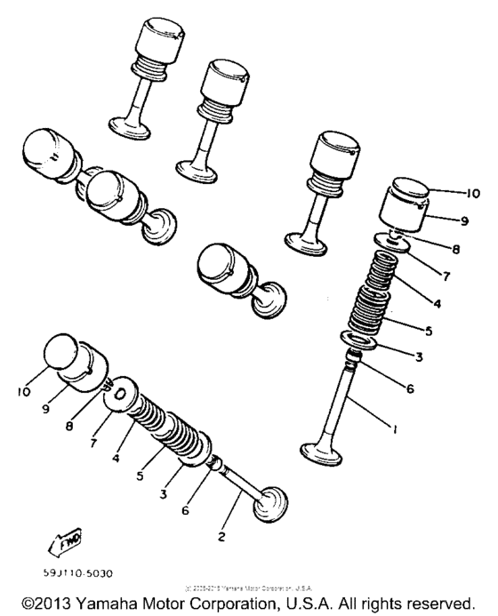 XVZ13TC Клапана