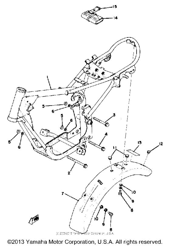 Frame - rear fender