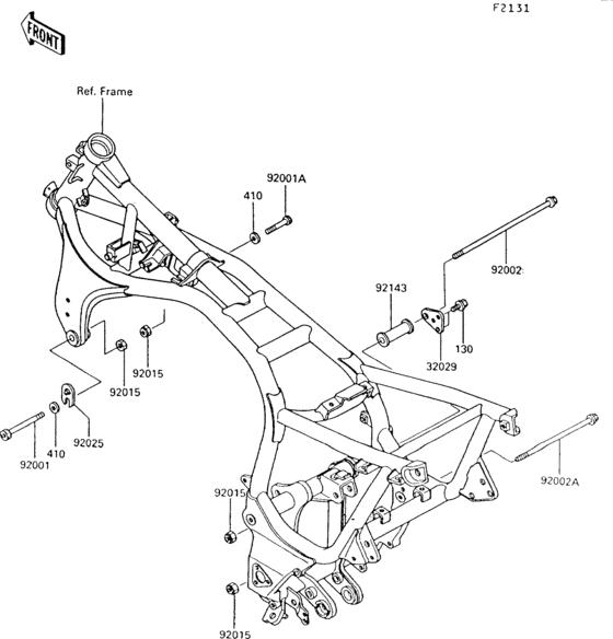 ZG1000 Рама ,крепежные детали