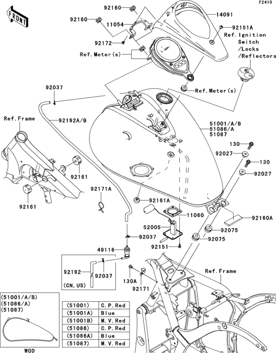 Fuel tank(1/2)(caf/cbf)
