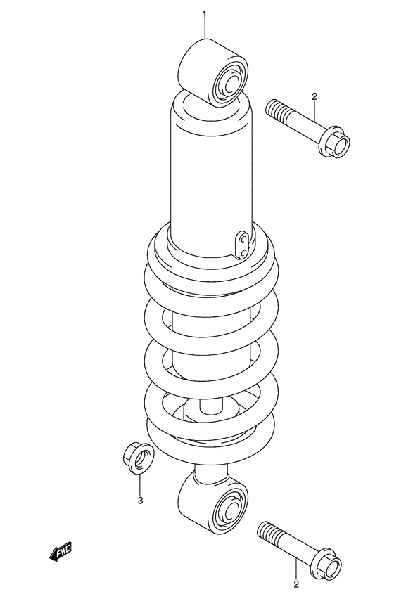 RV125 Задние амортизаторы