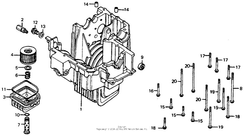 Lower crankcase