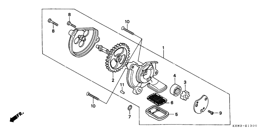 CMX250C Маслонасос