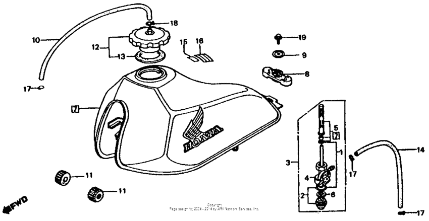 Fuel tank 83