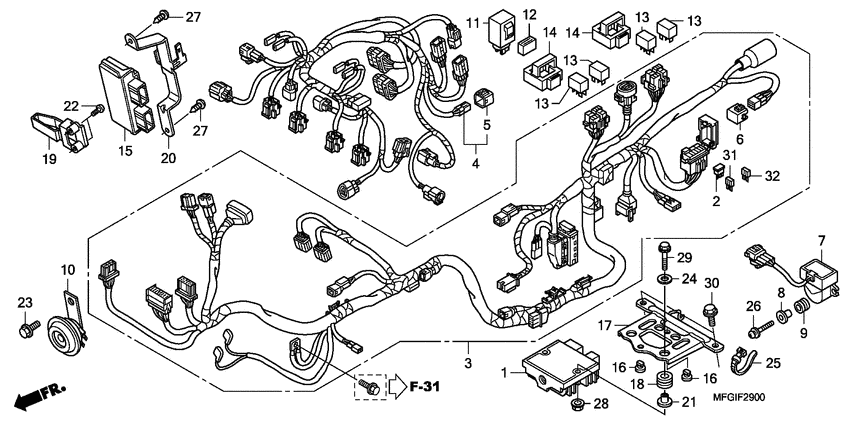 Harness wire