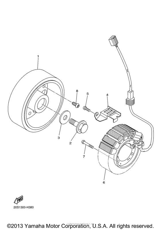 FZ6RDCL Генератор