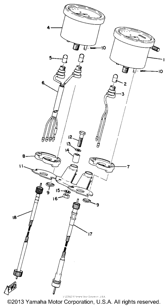 Speedometer & tachometer
