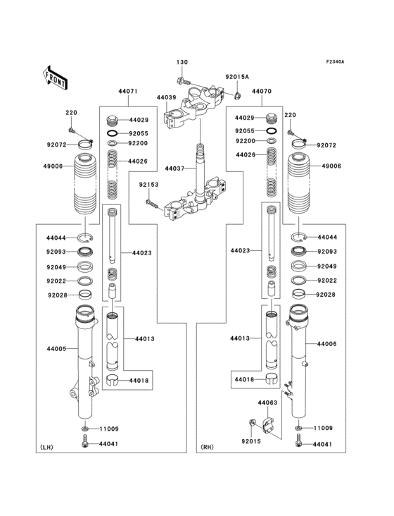 Front fork(h7f)
