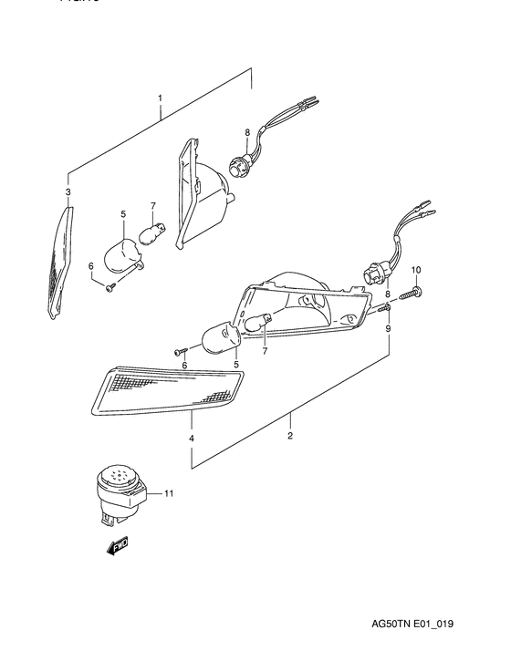 Front turnsignal lamp