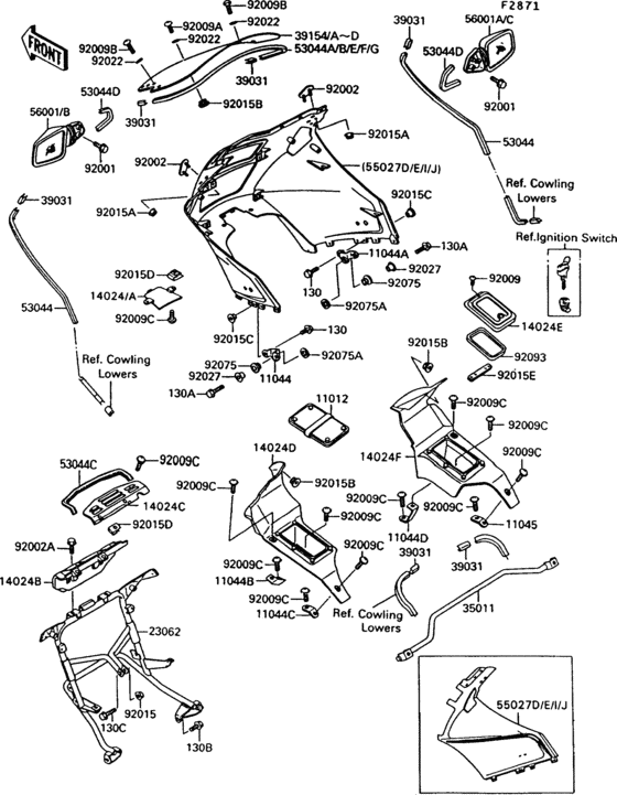 ZG1000 Cowling(1 / 3)(zg1000-a7)