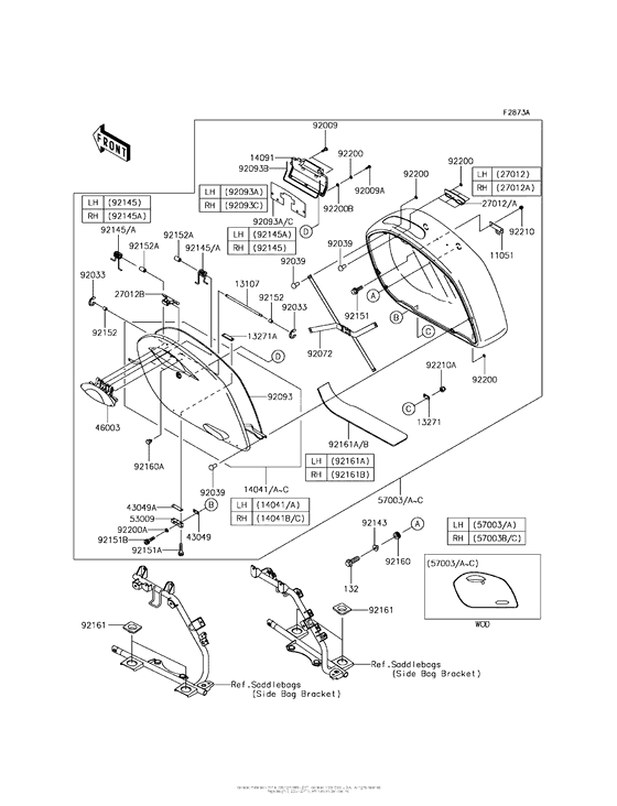 VN1700 Saddlebags (Side Bag)