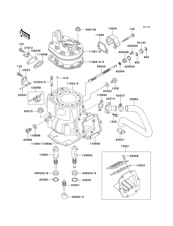 Cylinder head/cylinder(1/2)