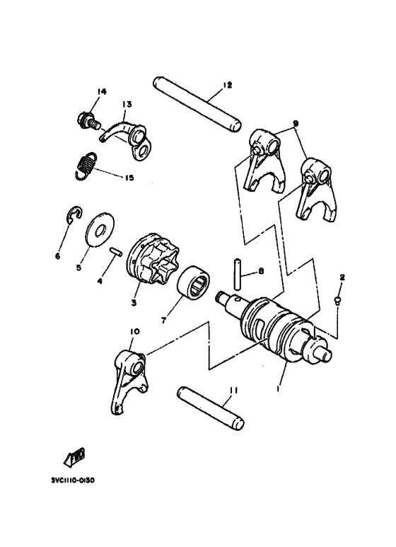 Shift cam & fork