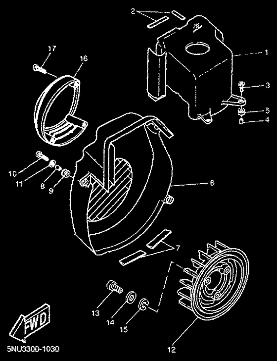 CW50RS Air shroud. fan