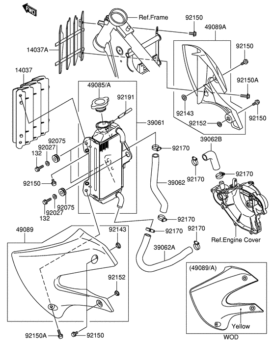 RM65 Радиатор