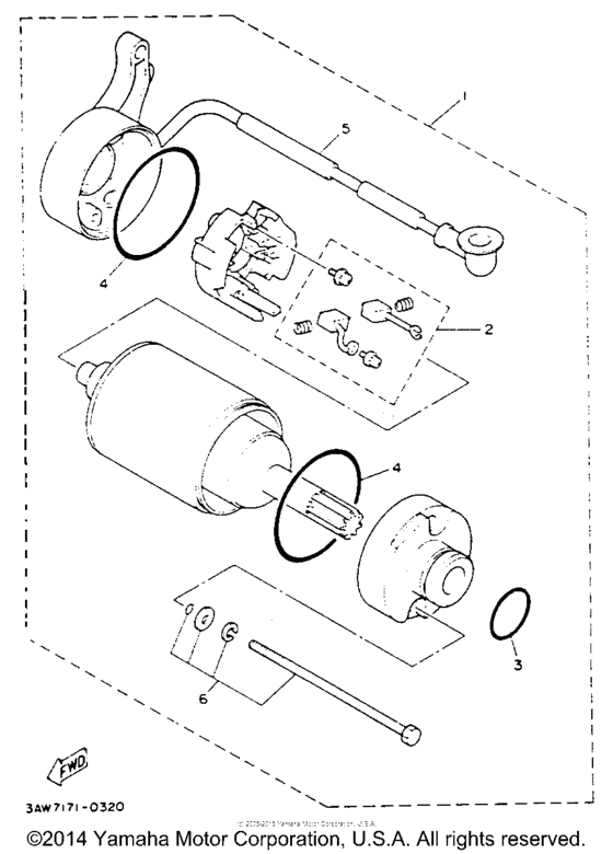 TW200EC Стартер