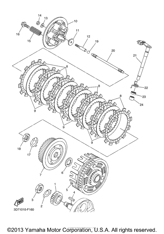 WR25RZCL Сцепление