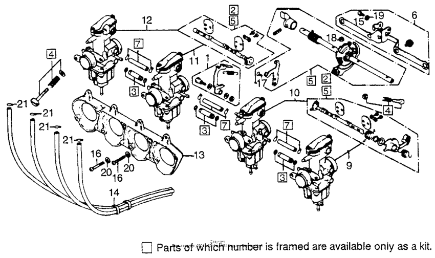 Carb. (assy., link)