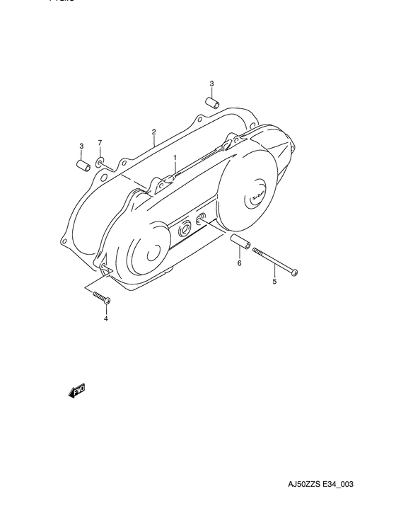 Crankcase lh cover