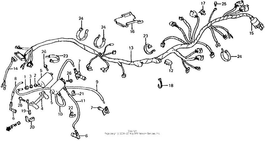 Wire harness + ignition coil